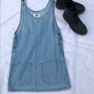 Vintage overall denim dress